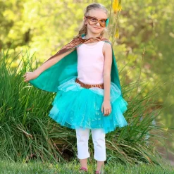 Clearance Great Pretenders Superheltinde blå, str. 4-6 år