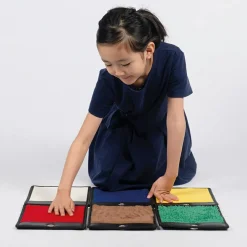 New Taktilmåtter 20 x 25 cm, 6 stk