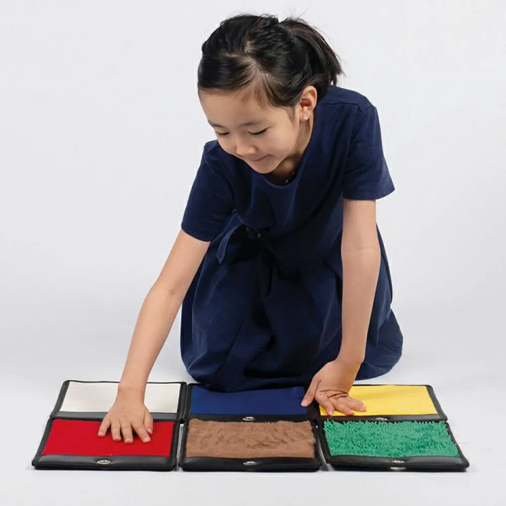 New Taktilmåtter 20 x 25 cm, 6 stk