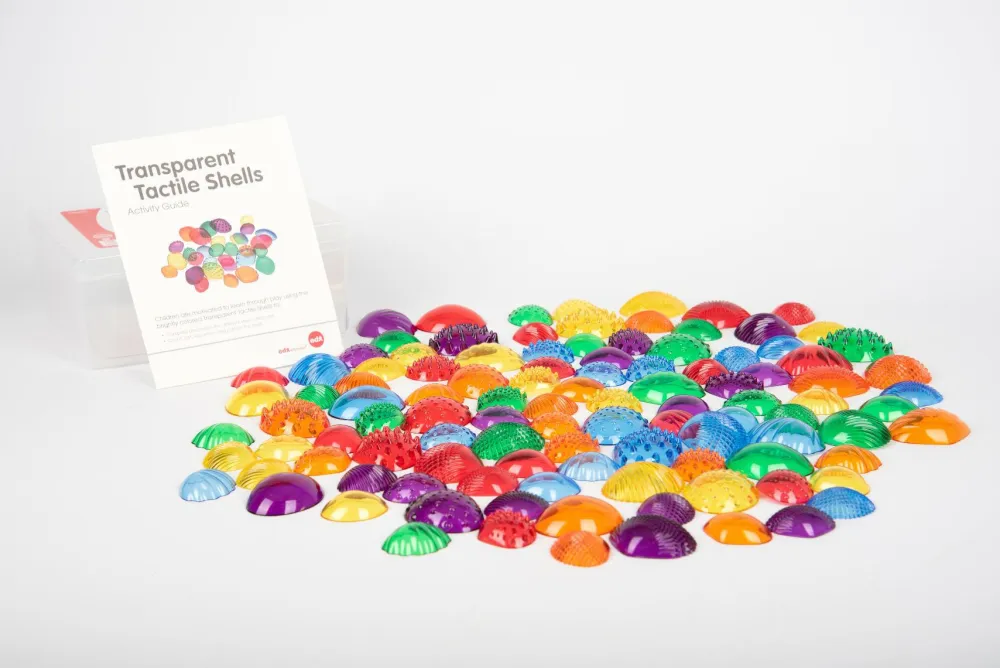 Online Taktilskaller - Transparente, 108 stk