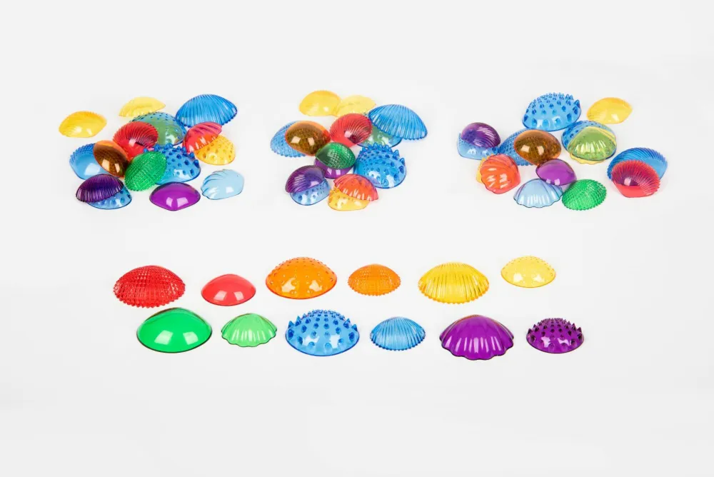 Online Taktilskaller - Transparente, 108 stk