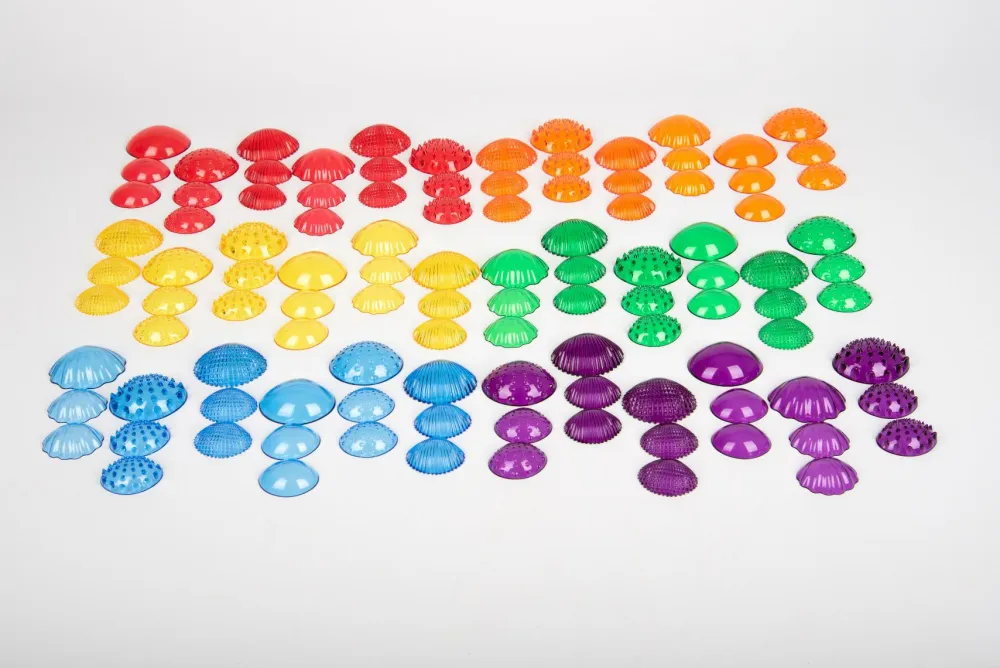 Online Taktilskaller - Transparente, 108 stk