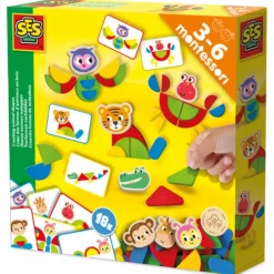 Sale SES Creative Tangram - Lav dyr