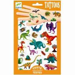 New Djeco Tatoveringer - Dinosaurer
