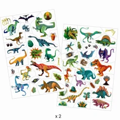 New Djeco Tatoveringer - Dinosaurer