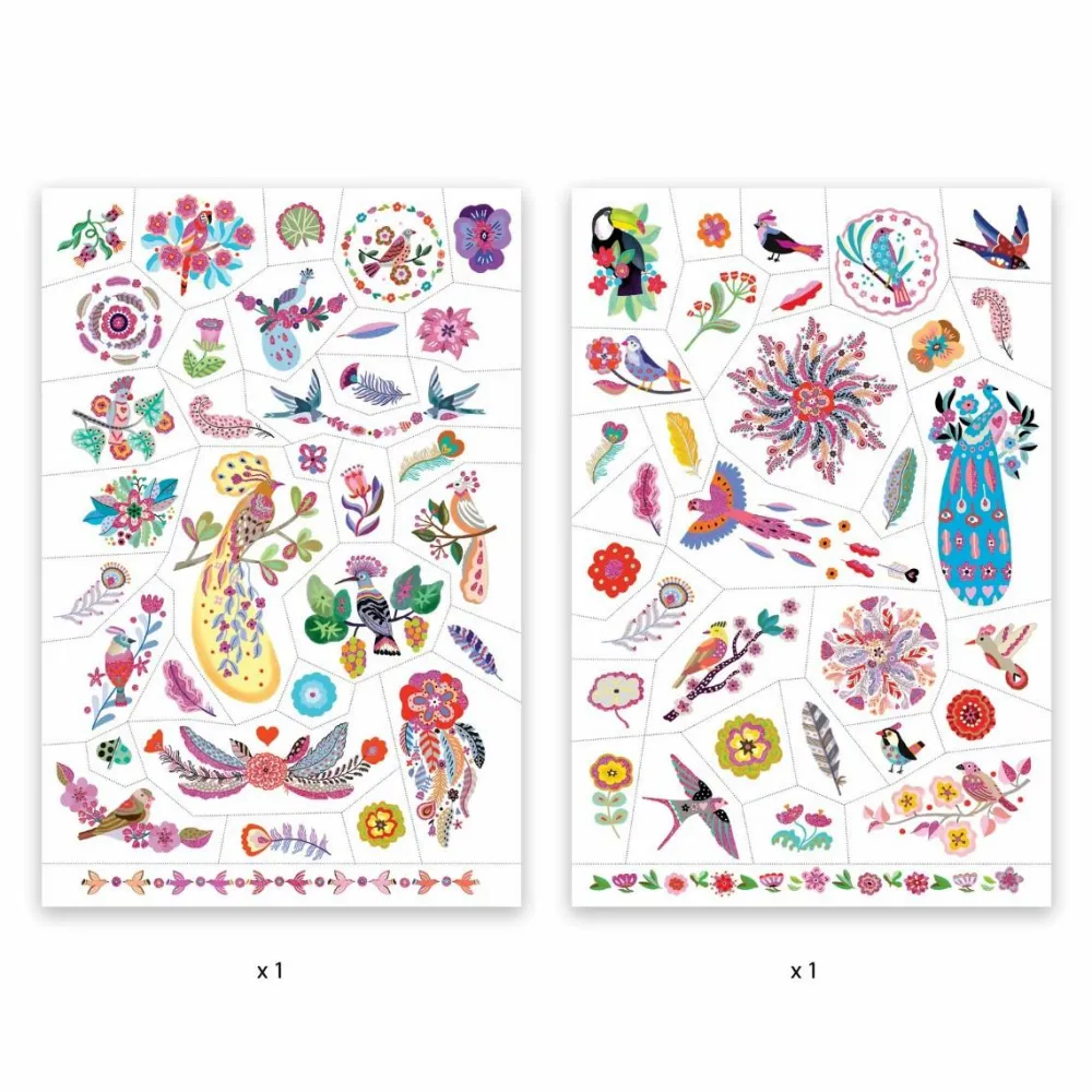 Best Djeco Tatoveringer - Fugle