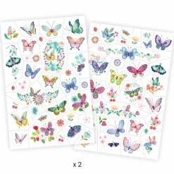 Sale Djeco Tatoveringer, Glitter - Sommerfugle
