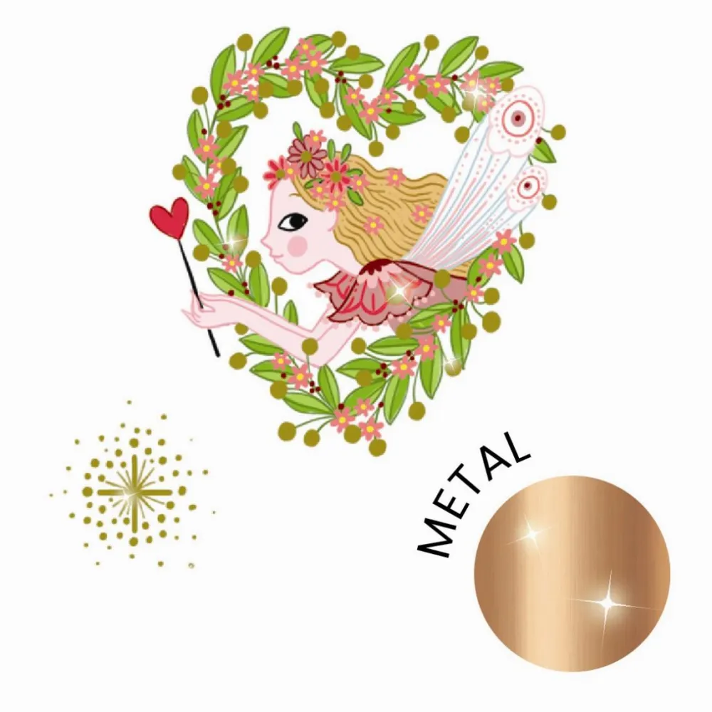 Best Djeco Tatoveringer, Metallic - Feer