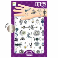 Hot Djeco Tatoveringer, Metallic - Wicca
