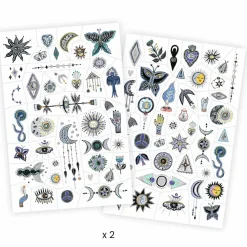 Hot Djeco Tatoveringer, Metallic - Wicca