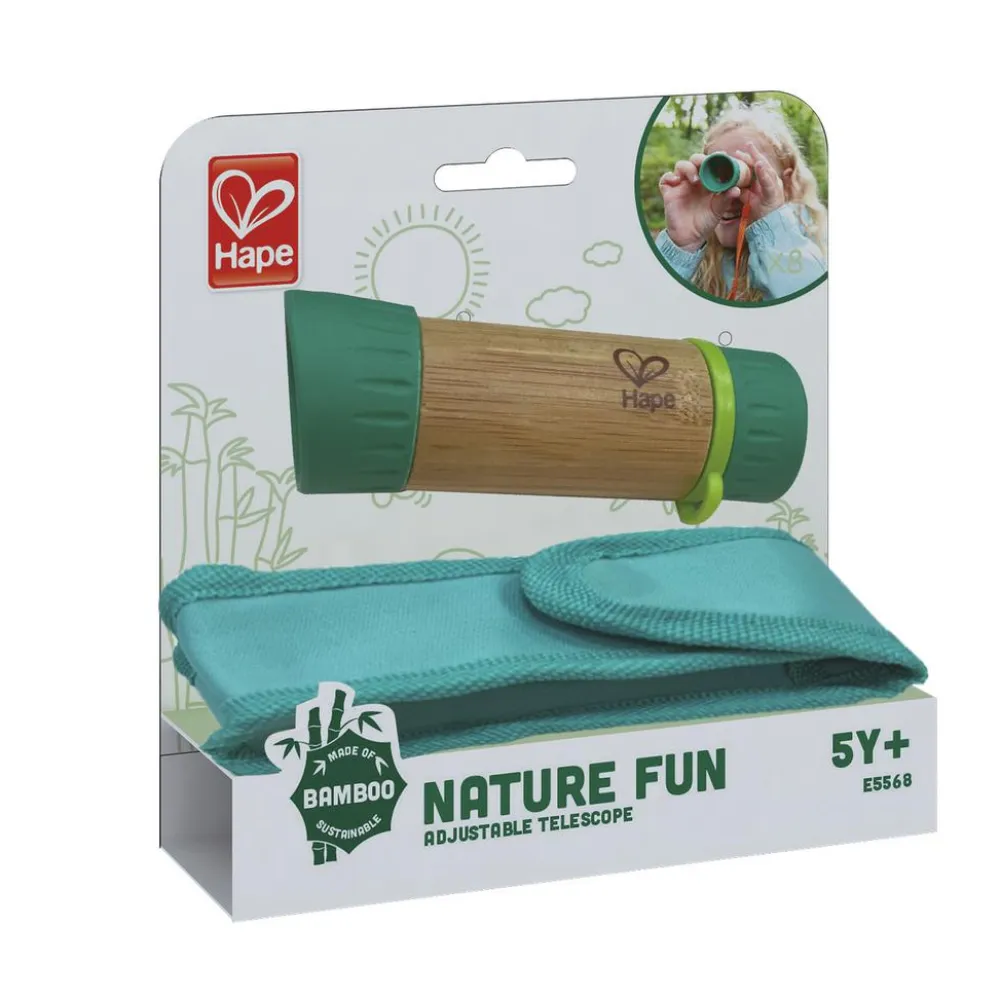 Best Hape Teleskop af bambus, 8x forstørrelse