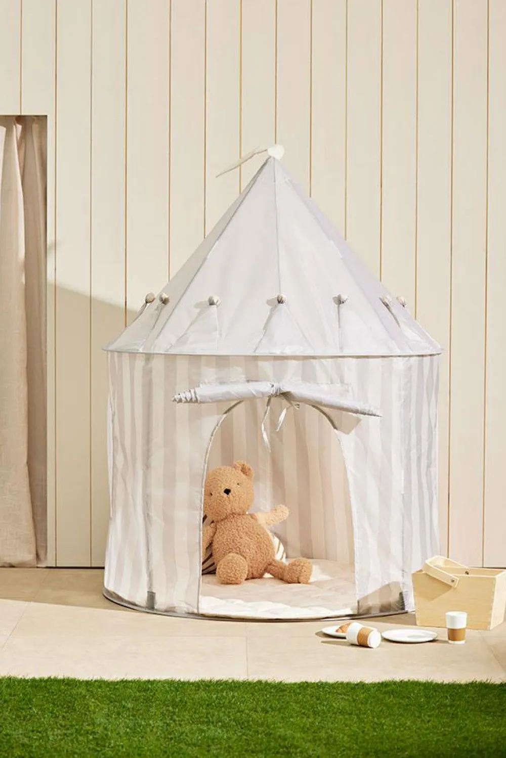 Discount Kid's Concept Telt - Grå striber