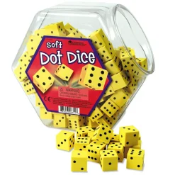 Best Learning Resources Terninger i skum med prikker - 200 stk