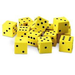 Best Learning Resources Terninger i skum med prikker - 200 stk
