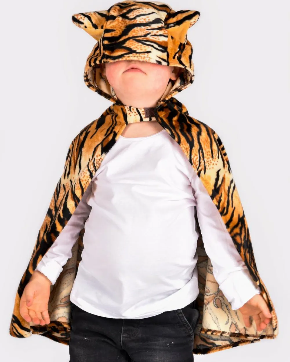 New Den Goda Fen Tigerkappe, str. 3-8 år