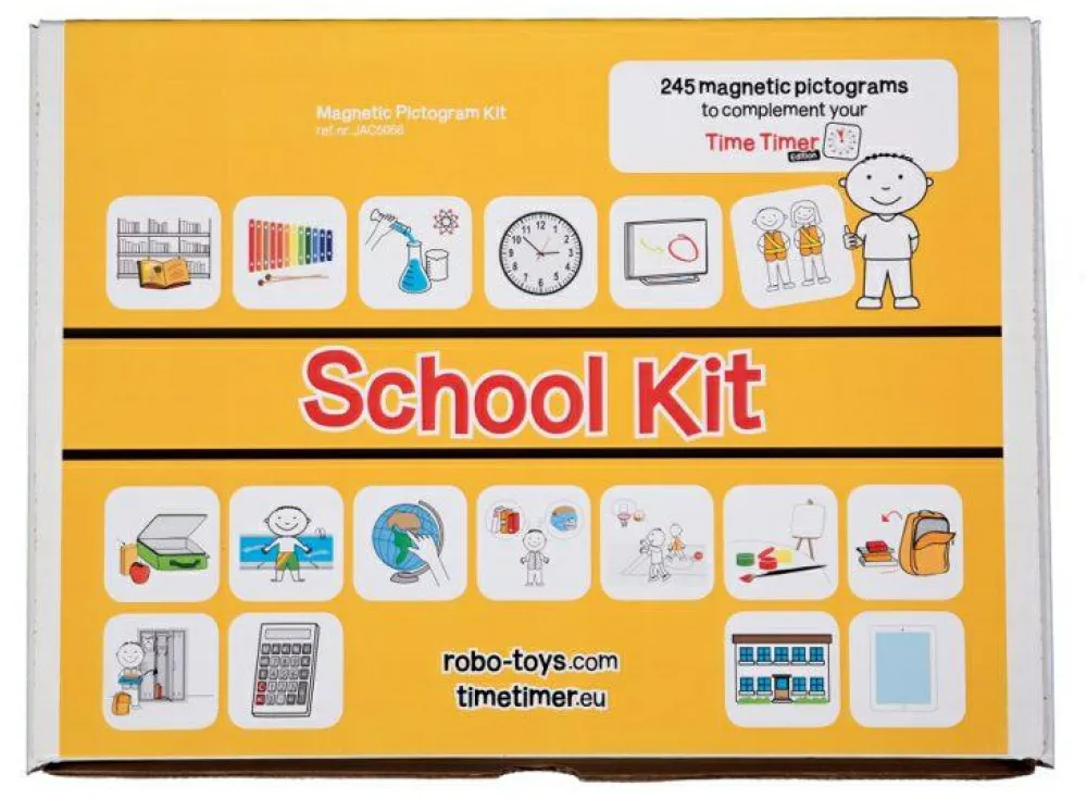 Online Time Timer - Magnetiske piktogrammer, Klassesæt