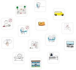 Hot Time Timer - Magnetiske piktogrammer, Startsæt