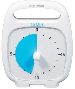 New Time Timer PLUS Hvid (14x18 cm.) - 20 min.