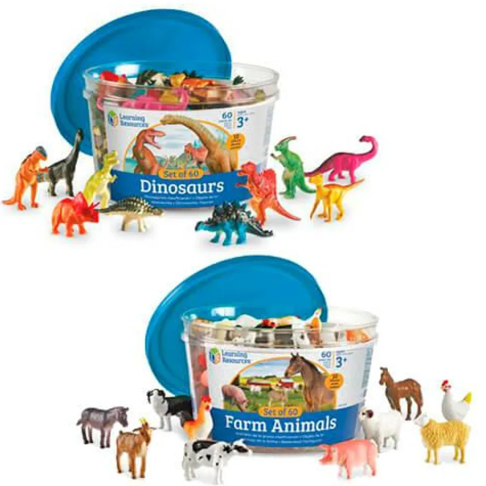 Best Learning Resources Tæl & Sorter - Bondegårdsdyr eller Dinosaurusser