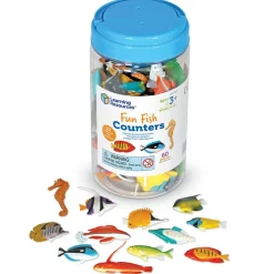 New Learning Resources Tæl & Sorter - Fisk, 60 dele