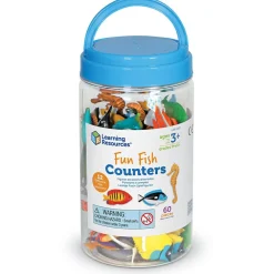 New Learning Resources Tæl & Sorter - Fisk, 60 dele