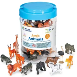 Outlet Learning Resources Tæl & Sorter - Jungledyr, 60 dele