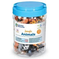 Outlet Learning Resources Tæl & Sorter - Jungledyr, 60 dele