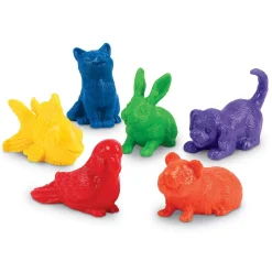 Hot Learning Resources Tæl & Sorter - Kæledyr, 72 dele