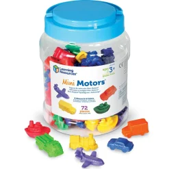 Hot Learning Resources Tæl & Sorter - Transport, 72 dele