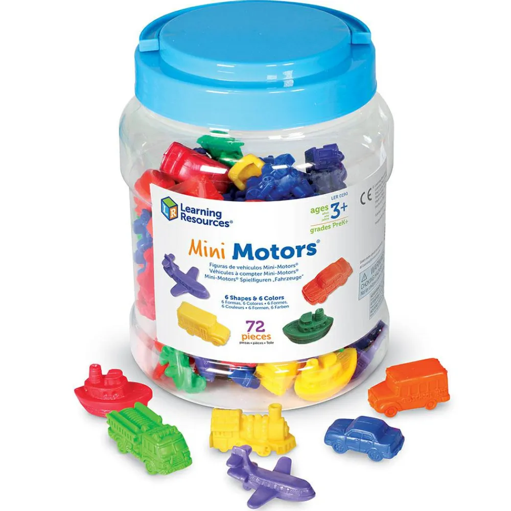 Hot Learning Resources Tæl & Sorter - Transport, 72 dele