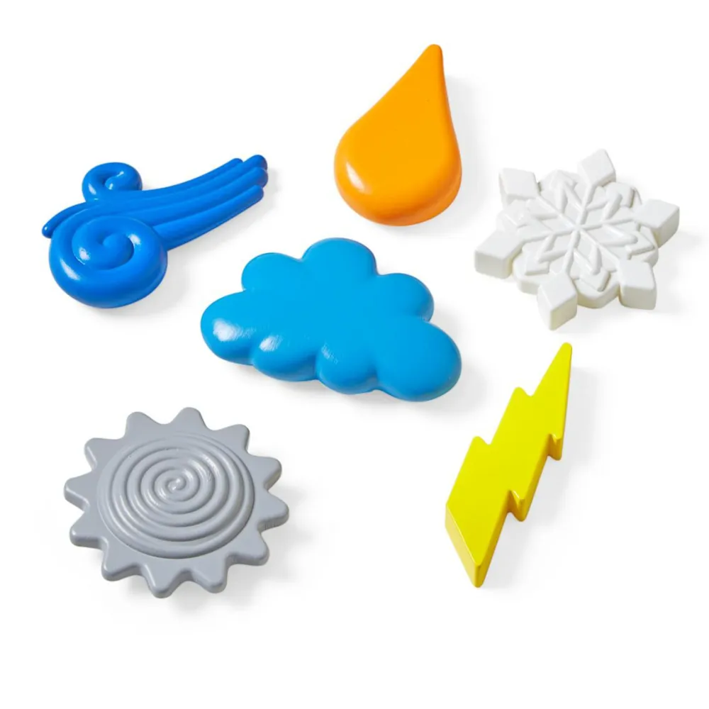 Discount Learning Resources Tæl & Sorter - Vejrsymboler, 72 dele