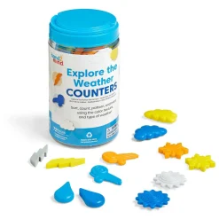 Discount Learning Resources Tæl & Sorter - Vejrsymboler, 72 dele