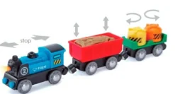 Sale Hape Tog tilbehør - Godstog, 3 dele