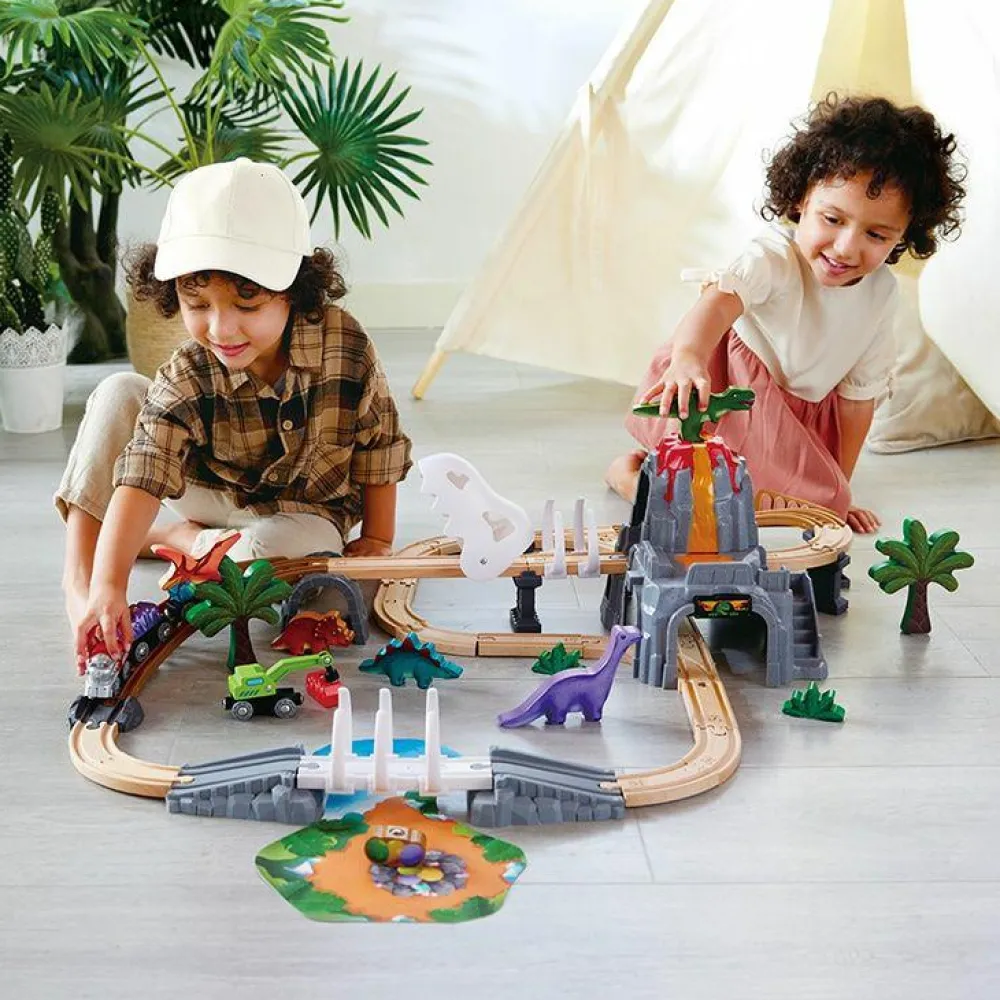 New Hape Togbane - Dinosaureventyr, 61 dele