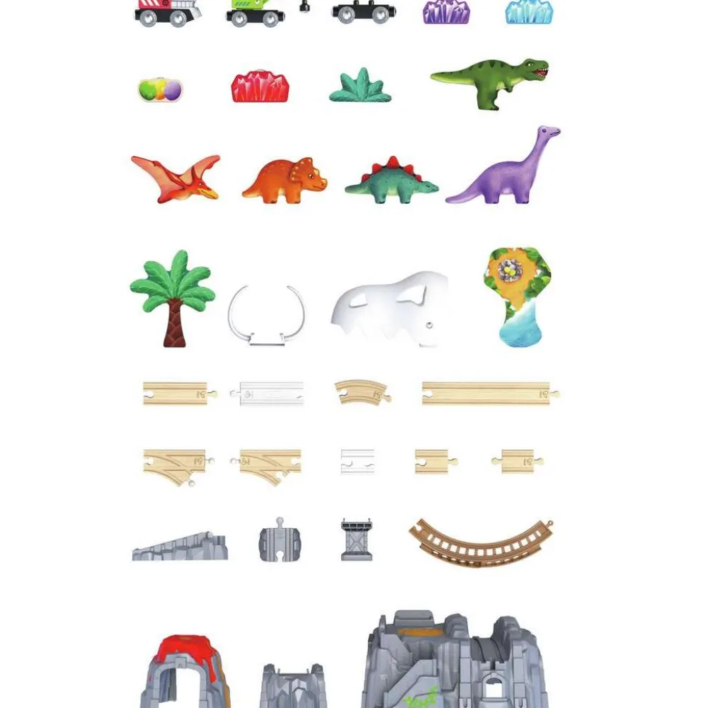 New Hape Togbane - Dinosaureventyr, 61 dele