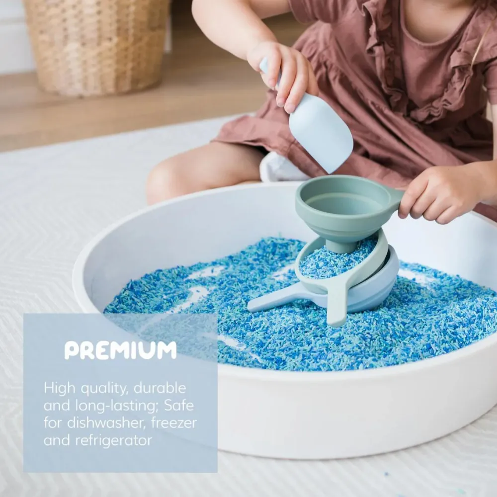 New Inspire My Play Tragt til sanseleg - Grøn, 3 stk