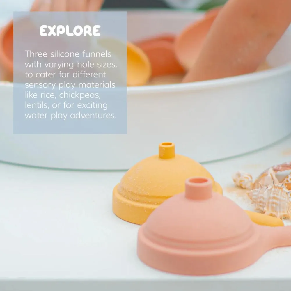 New Inspire My Play Tragt til sanseleg - Grøn, 3 stk