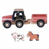 Clearance Egmont Toys Traktor med gummihjul, inkl. ko & hest