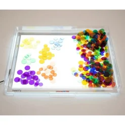 Clearance tickit® Transparent bakke til lyspanel A3