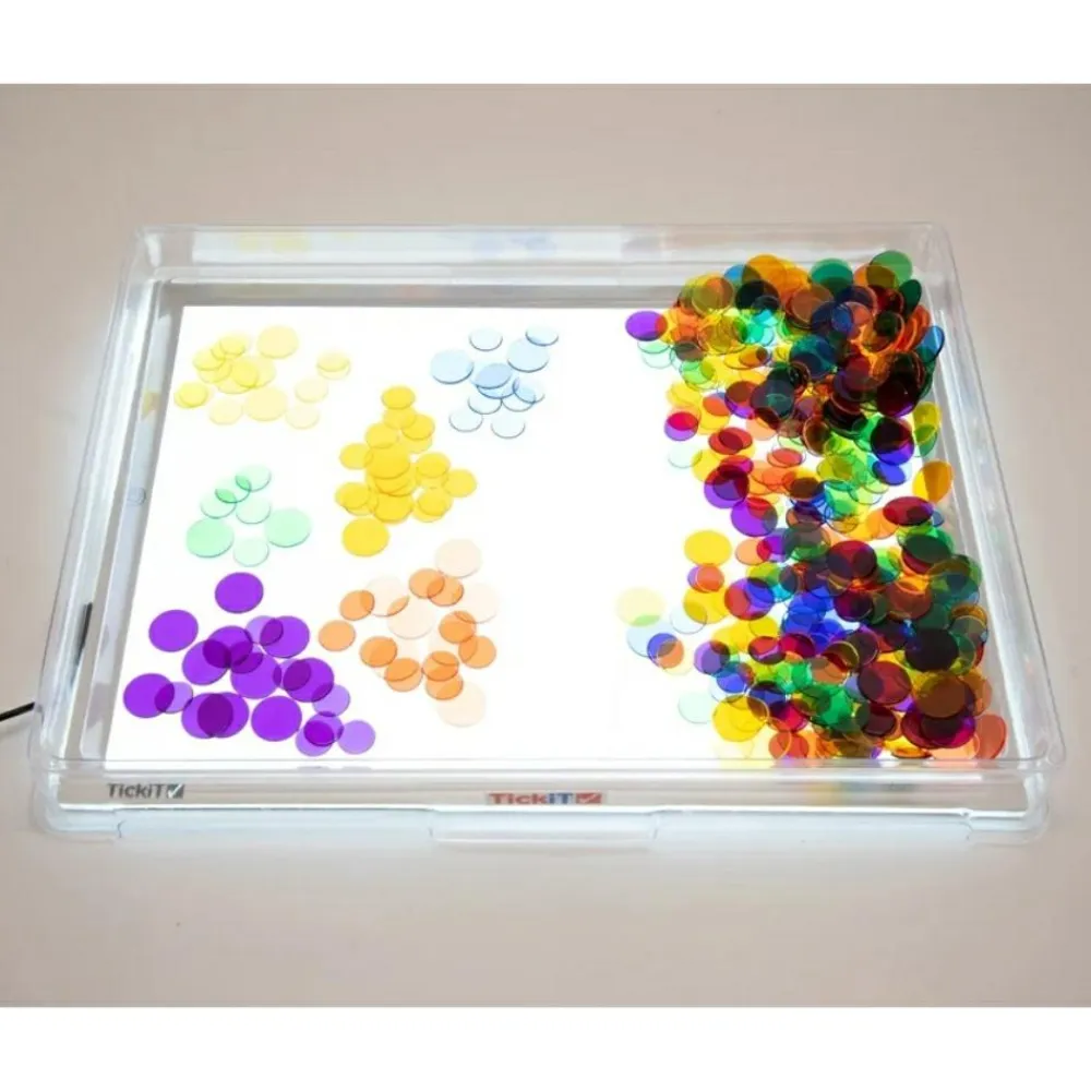 Clearance tickit® Transparent bakke til lyspanel A3