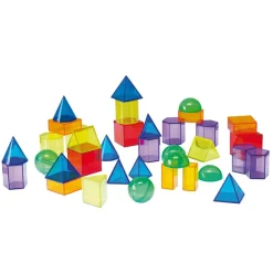 Clearance tickit® Transparente geometriske former, 36 stk