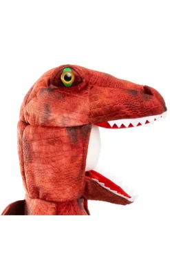 Clearance Great Pretenders T-Rex kappe med klør - Rød, str. 4-6 år