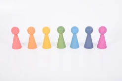 Discount tickit® Træfigurer - Regnbue, 7 stk