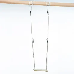 Discount DICE Trægynge 44 x 17,5 cm - 6 meter (beige reb)