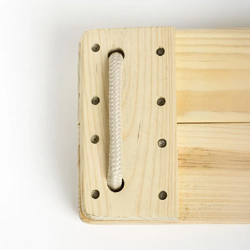 Discount DICE Trægynge 44 x 17,5 cm - 6 meter (beige reb)