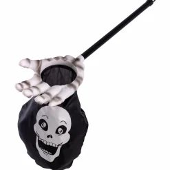 Trick-or-Treat-pose med håndtag - Skelethånd