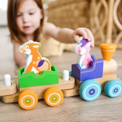 Hot Melissa & Doug Trækkelegetøj - Bondegårdstoget