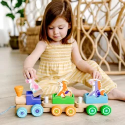 Hot Melissa & Doug Trækkelegetøj - Bondegårdstoget