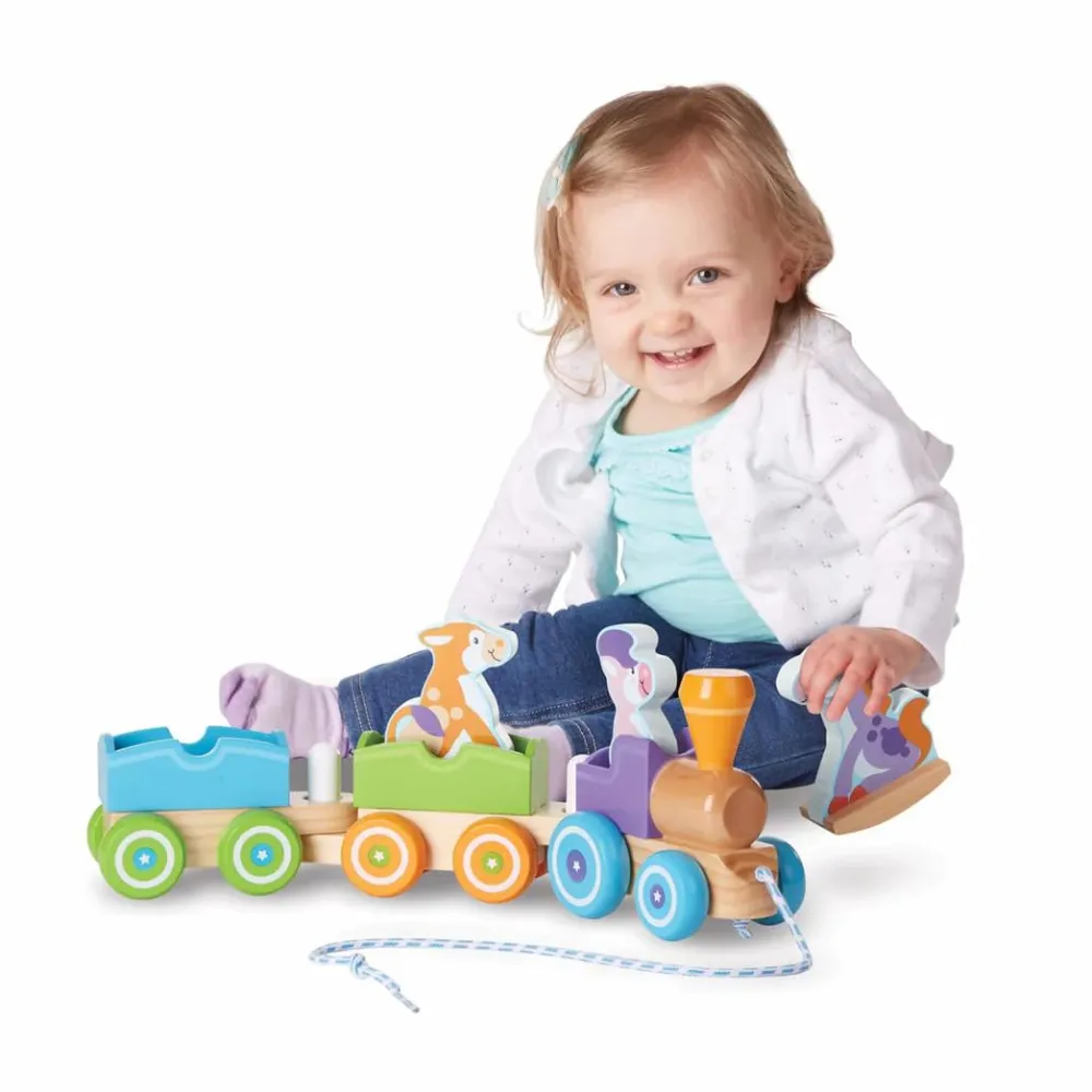 Hot Melissa & Doug Trækkelegetøj - Bondegårdstoget