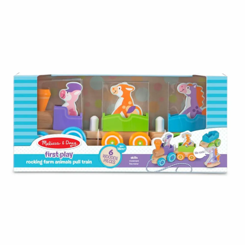 Hot Melissa & Doug Trækkelegetøj - Bondegårdstoget